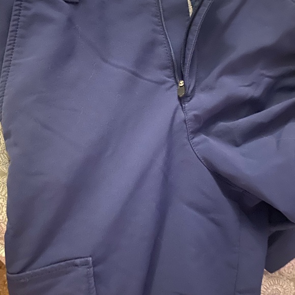 set 2 Under Armour navy blue 30/30 size large youth heat gear shorts n pants ✨ - Picture 6 of 14